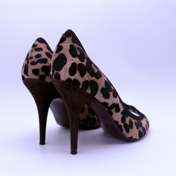Lauren Ralph Lauren Heel Leopard Print Size  8.5 - Picture 5 of 10